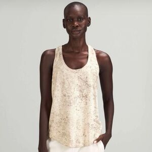 Lululemon Love Tank Top Cirrus Wash White Opal Raw Linen Rover